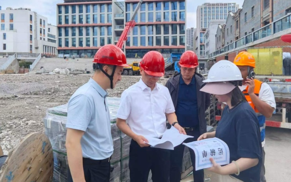 市绿化市容局张立新副局长带...