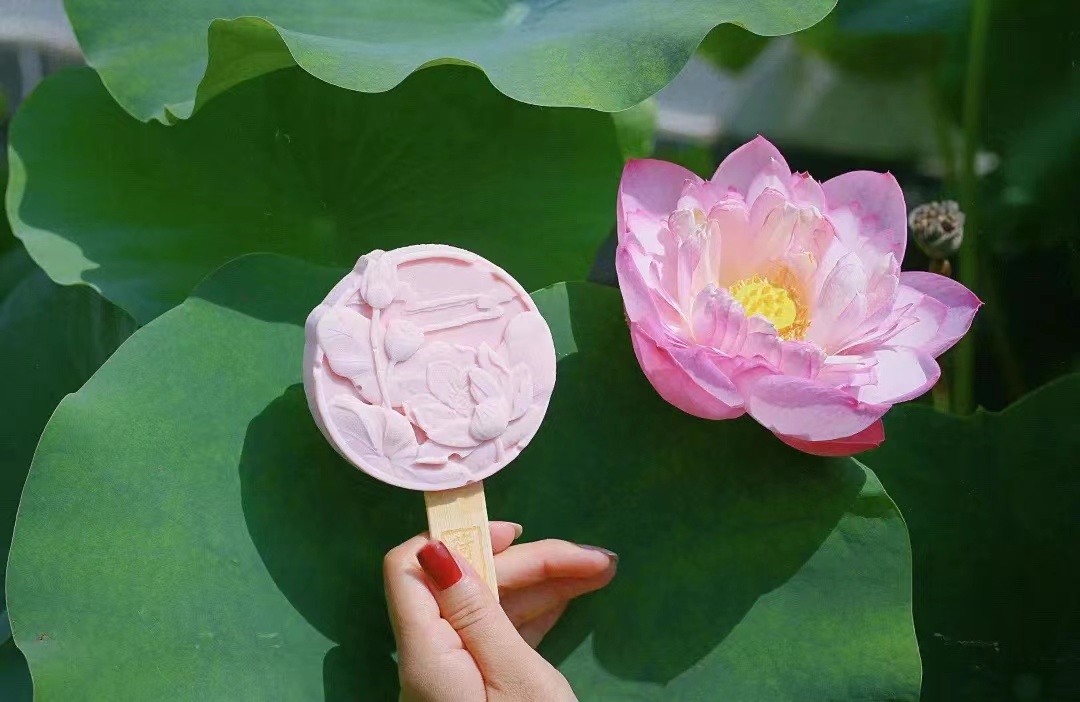 上海古猗园七夕福利之荷花雪糕